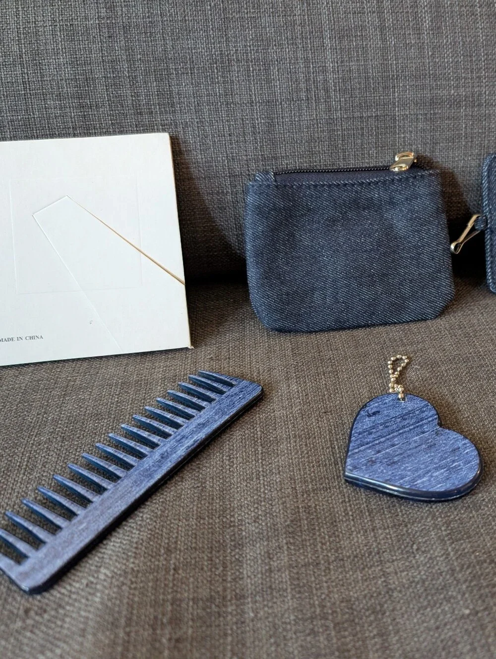 Girl's Star Jean Material Accessories Set!